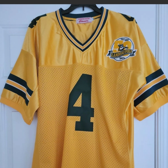 NFL jersey throwback classic #4 Brett favre Green Bay Packers XL men's - Picture 2 of 6